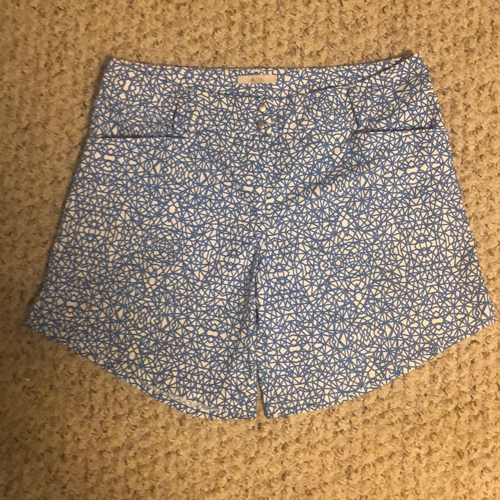Adidas Blue and White Shorts